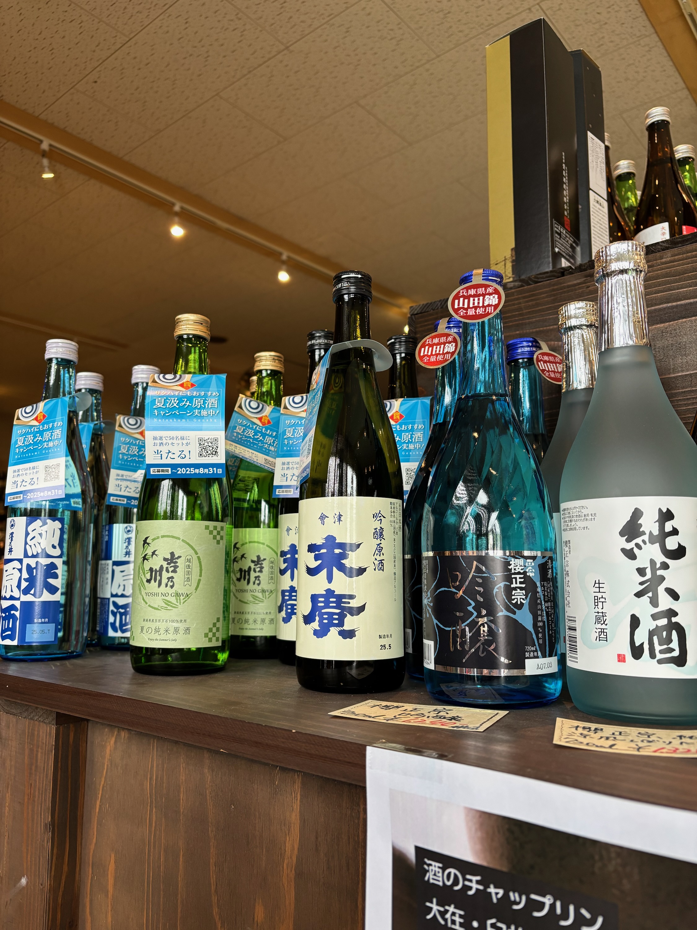 夏酒入荷しています🌻